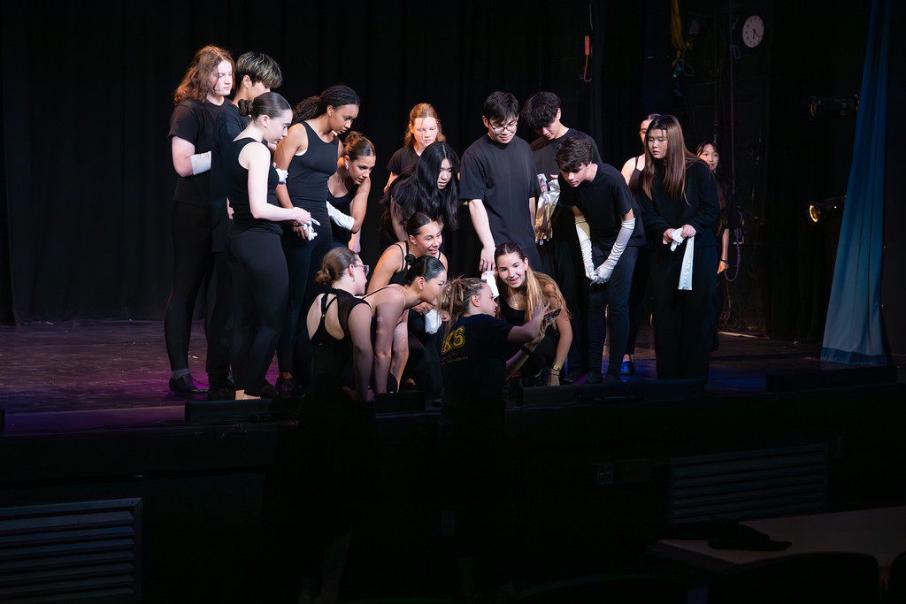 The Storm King School dancers on stage