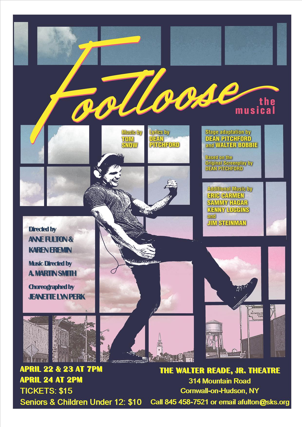 Storm King School theatre production poster: Footloose