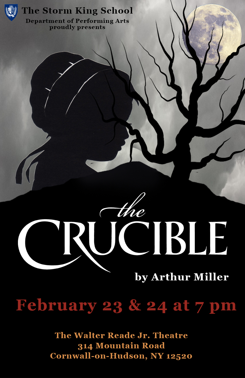 Storm King School theatre production poster: The Crucible