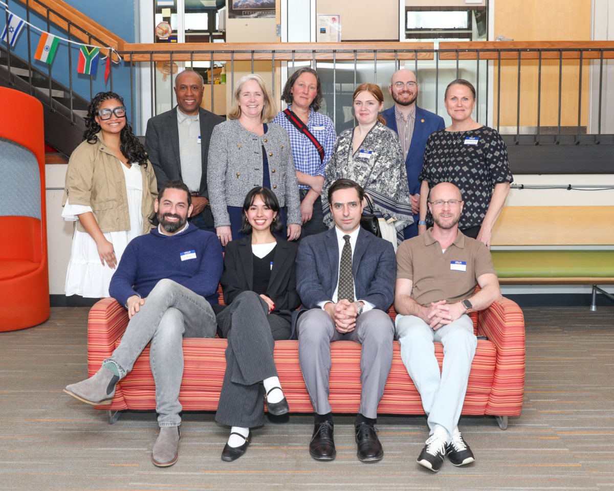 Back, Left to Right: Nadia Delisfort ‘15, Marco Smith P’28, Lisa Shambaugh, Alex De Campi P’29, Holly Corish ’19, Matthew Fascaldi ‘14, Christine Getzler Vaughan P’29. Front, Left to Right: Joe Kraeutler P’29, Giselle Morales Lopez ’18, Andrew Da Silva ’06, Dr. Trevor McGinley P’28 and P’30. Joined via Zoom:Steven Muller ‘19