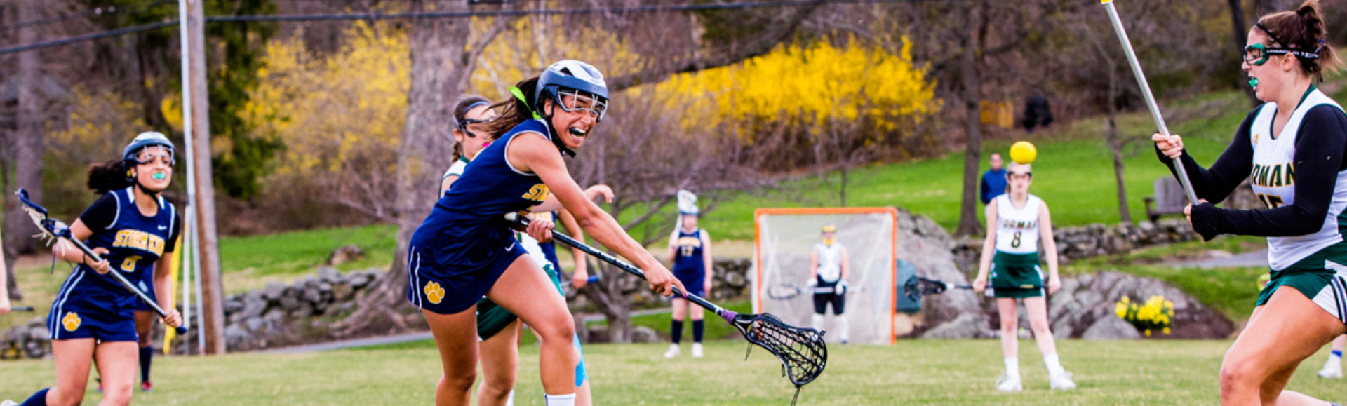 Lacrosse on the hilltop field