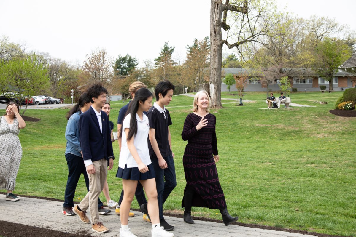Students on the Storm King campus