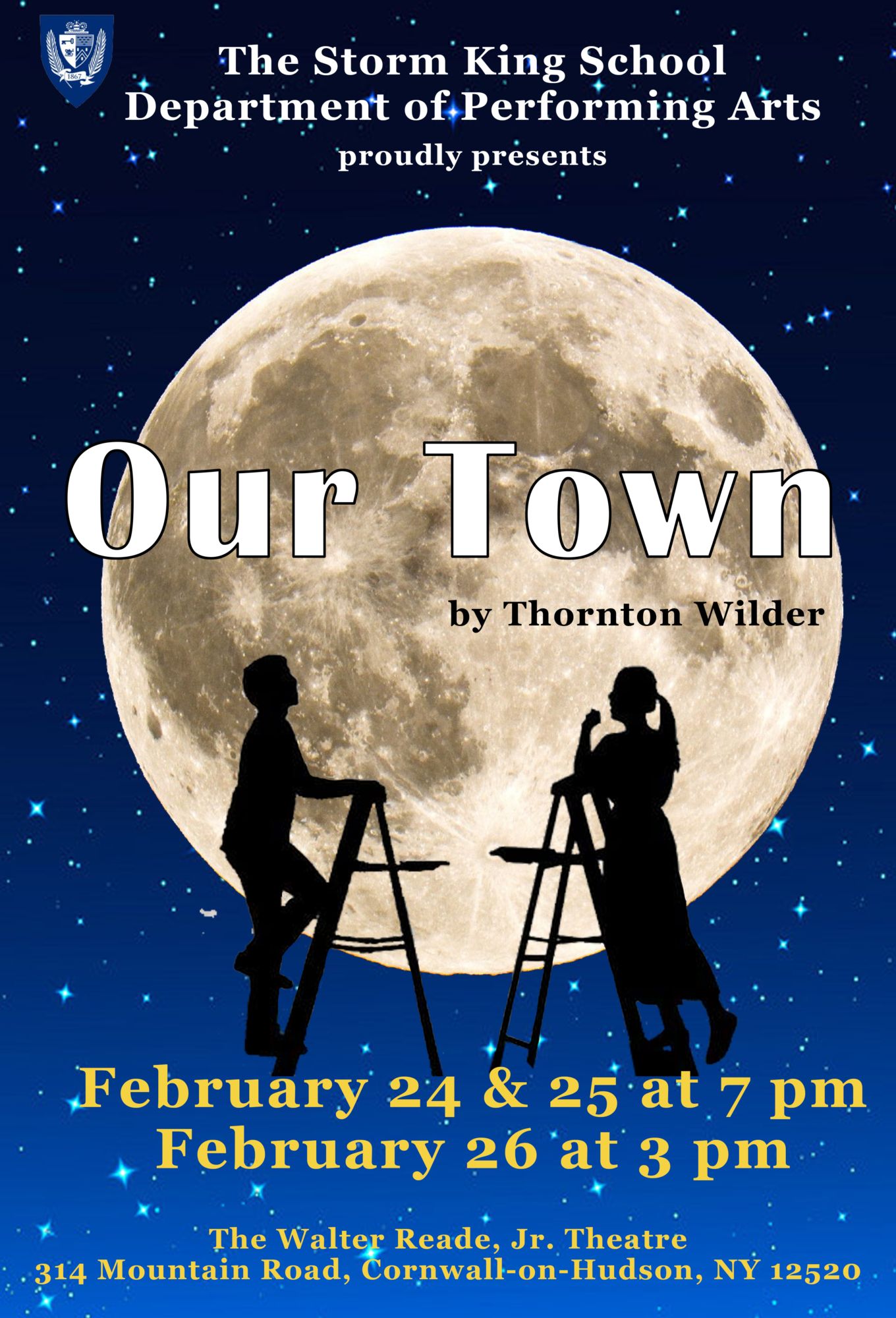 Storm King School theatre production poster: Our Town