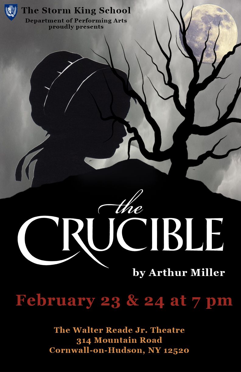 Storm King School theatre production poster: The Crucible