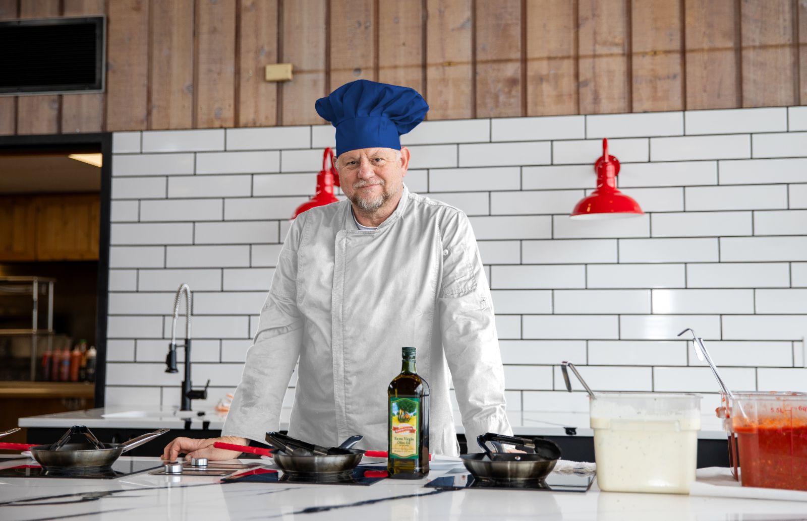 Chef Andy in the Storm King kitchen