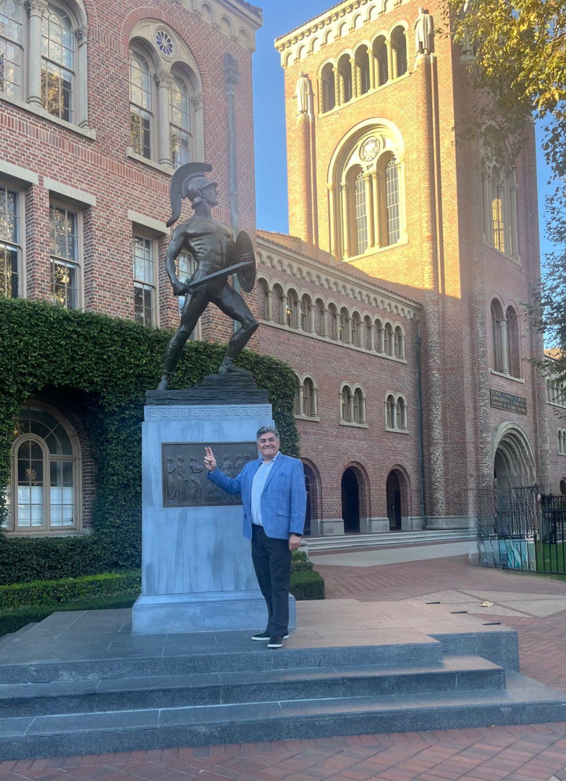 Nader at the University of Southern California campus